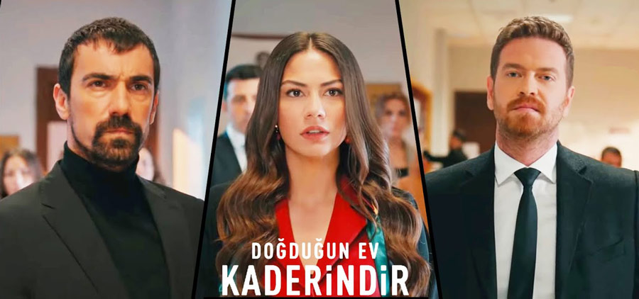 the serie dogdugun ev kaderindir on hbo with ibrahim celikkol and engin ozturk my home my destiny