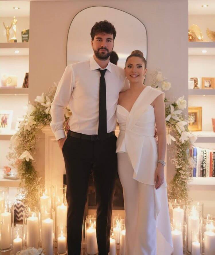 eda ece yildiz in yasak elma engaded with her fiance